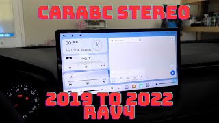 CARABC Stereo for Any 2019 to 2022 Toyota RAV4