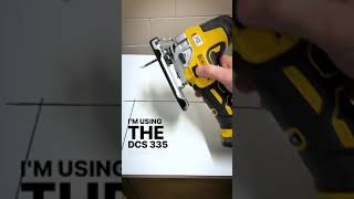 DEWALT DCS335 Variable speed jig saw - How to plunge cut #shorts
