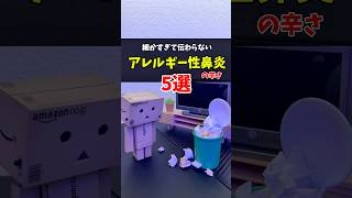 【辛い】アレルギー性鼻炎の苦しさ5選　#花粉症