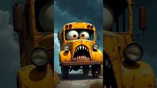 scary version of school bus #ai #animation #aishorts #scary #creepy #scaryai #feedshorts #shorts