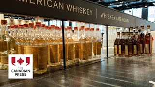Sales of spirits from the U.S. down sharply