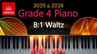 ABRSM 2025 & 2026 - Grade 4 Piano Exam - B:1 ~ Waltz ~ Edvard Grieg