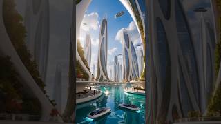 The Golden Tomorrow: A City of Innovation & Extravagance  #shorts#city