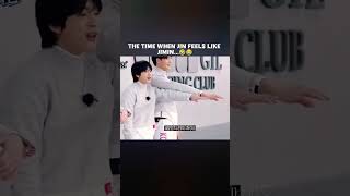 jin feels like Jimin #jimin#jin#wwh_jin#mochi#jinmin#runjin#time#feels#like#funnyshorts#shorts