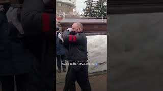 Thousands gather as Navalny laid to rest in Moscow | AFP #shorts