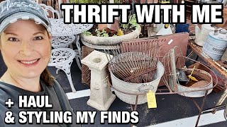 A Unique Find! THRIFT STORE SHOPPING! THRIFT WITH ME & THRIFT HAUL • DECORATING WITH MY THRIFT FINDS