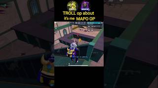 TROLL OP vs MAPO OP talking about Troll #madan #madanop #trollop #mapoop #shorts #bgmi #pubg