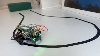 Line Follower Robot with IR and Ultrasonic Sensormade with arduino