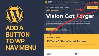 How To Add a Button to WordPress Nav Menu Using Astra WordPress Theme?