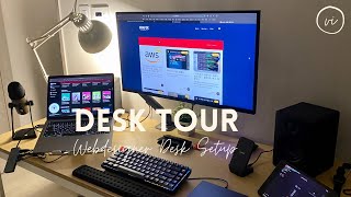 웹디자이너의 데스크 투어 l 5년만의 데스크 셋업, 맥북프로 M1, 아이패드 프로 M1 3세대 11인치, V28UE 4K모니터, 키크론 K2, Eris E3.5, 크롬캐스트 4세대