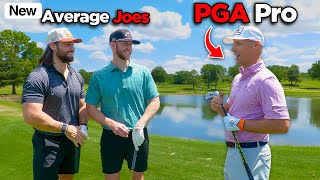 Can a 5x PGA TOUR WINNER beat 2 AVERAGE Golfers!?