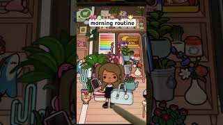 toca boca aesthetic morning routine!🫶🏼💘🎀 #aesthetic #tocaboca #tocafreehacks#tocafreehouse