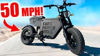 The 50 MPH "Mini Goat" Ebike is OUTRAGEOUS!