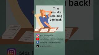 Stop Saying "Tisch"! Fix This Beginner German Mistake FAST 🇩🇪
