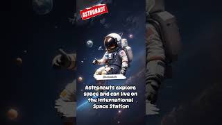Quick Astronaut Facts for Kids 🚀 #learningshorts
