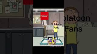 After splatoon3 beta be like #splatoon2 #splatoon3 #nintendo #shorts #rickandmorty