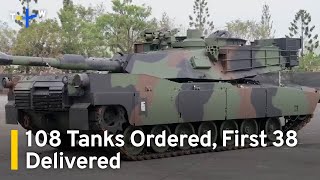 U.S. M1A2T Abrams Tanks Arrive in Taiwan | TaiwanPlus News