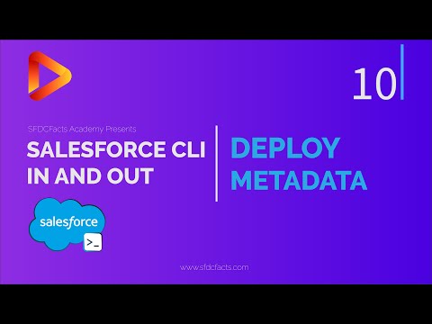 Deploy Metadata from SFDX project using Salesforce CLI | SFDX and Salesforce CLI Course