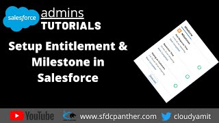 Setup Entitlement & MileStone in #Salesforce || #SfdcPanther #AwesomeAdmin