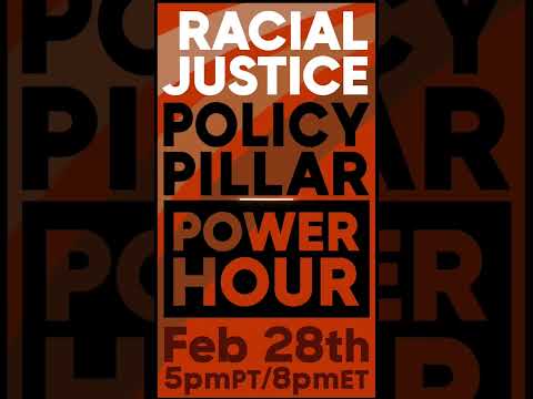 Join us 2/28, 8pm ET - POLICY PILLAR POWER HOUR. RSVP: https://www.cornelwest2024.com/racialjustice