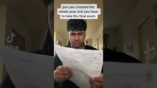 Final exams be like: 😂💀 #shorts