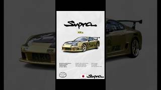 Stunning Toyota Supra Mk4 #shorts #automobile #photoshop #adobephotoshoptutorial