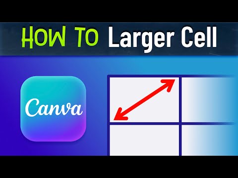 How to Make Larger Cells in Canva Sheet Tutorial