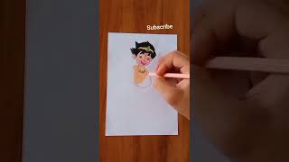 Self with bajrangi drawing #selfwithbajrangi #bajrangi #kids #cartoon #viral #trending #bts #shorts