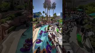 MGM Grand Pool Complex in Las Vegas NV #lasvegaspools #vegas #vegaspoolparty #lazyriver