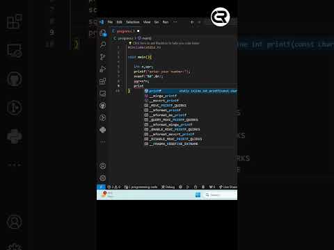 Square of N number in C programming #square #coder #coding #coderroot #treanding #shorts #hacker