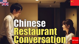 Chinese Restaurant Conversation | Passive listening | Must-Know | with Pinyin