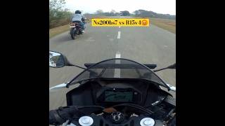 Yamaha r15 v4 vs Pulsar  Ns200 BS7 😡|| Drag Race 😮|| Ns lovers shocked 😳