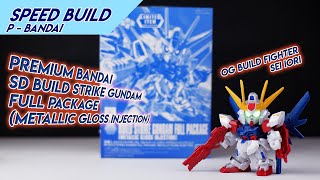 SD Build Strike Gundam Full Package Metallic Gloss Injection - #gunpla #unboxing #fastbuild
