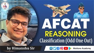 Classification (odd one out) | AFCAT Reasoning | AFCAT Reasoning Classes | AFCAT 2022 Preparation