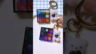 Box keychains, custom made items🌟 #handmade #resin #oshikatsu #snowman