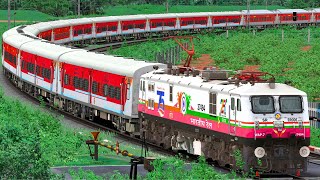 Train High Speed Crossing in Railway Gate | BUMPY RAILROAD | Train Simulator | Railwork | NTG GAMING