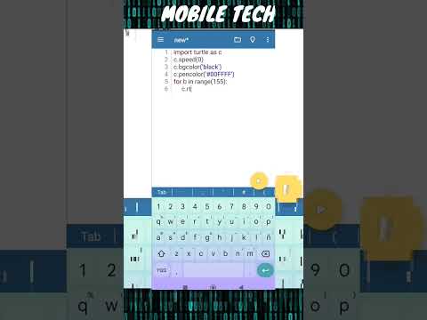 Awesome Design Generated Using Python Turtle | Wait til End #coding #programming #shorts