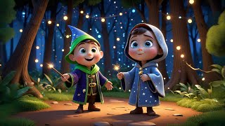 Four Baby Wizards Cast a Spell | Counting Song for Kids | Learn Numbers with Magical Wizards