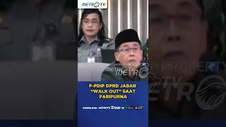 Tersinggung Pernyataan KDM, Fraksi PDIP Jabar "Walk Out" saat Paripurna #shorts