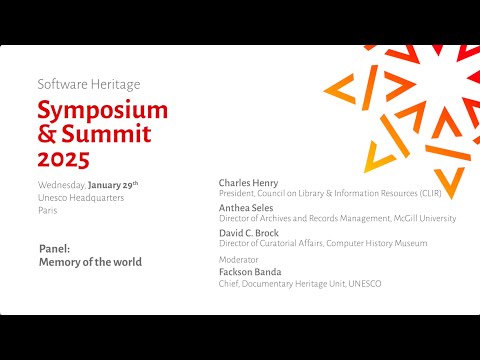 Symposium 2025 - Memory of the world panel