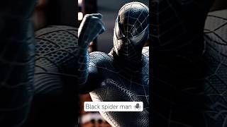 BLACK SPIDER MAN 🕷 #spiderman #shorts #short #shortvirel #shortsfeed #shortyt