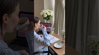 Healthy girl morning routine with timestamps 🌸 #vlog #lifestyle #morningmotivation #grwm
