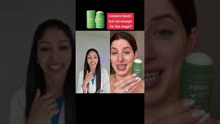 VIRAL green mask stick #skintok #skincare #blackheads #acne #pores #greenmaskstick