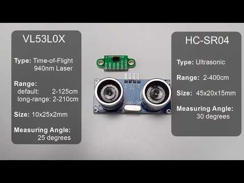 VL53L0X vs HC-SR04 experiment (Part 1)