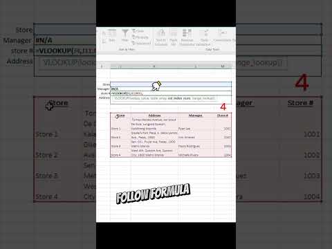 Vlookup function #excel #exceltutorial #exceltips #exceltutorial #excelbeginners