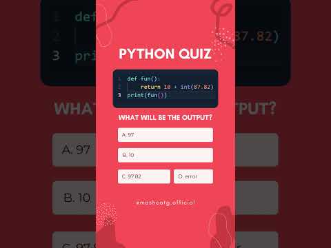 The Python Quiz Challenge