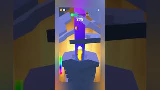 I play this amazing game stackball 3d gameplay #shorts #stackball #simplegame