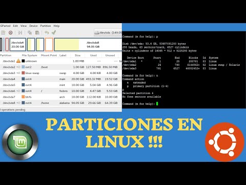 COMO CREAR PARTICIONES EN LINUX !!!!