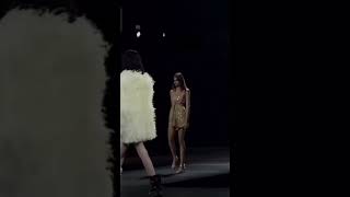 Kaia Gerber closing Celine Fall/ Winter 2023 show🌟🌟 #kaiagerber #celine #shorts