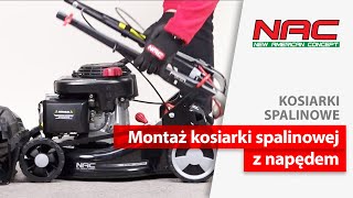 Montaż kosiarki spalinowej NAC z napędem LS42-375